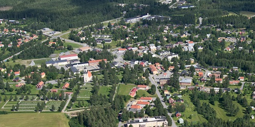 Flygfoto centrala Bjurholm - Lars Lindh