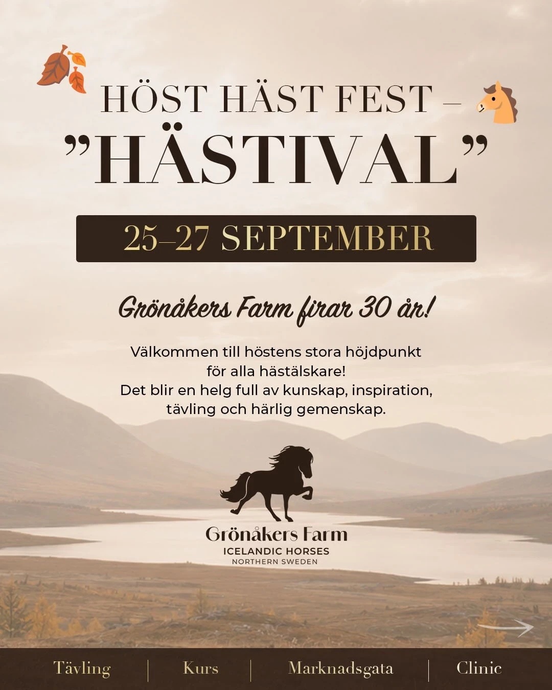 Hästival-Grönåkers Farm firar 30 år